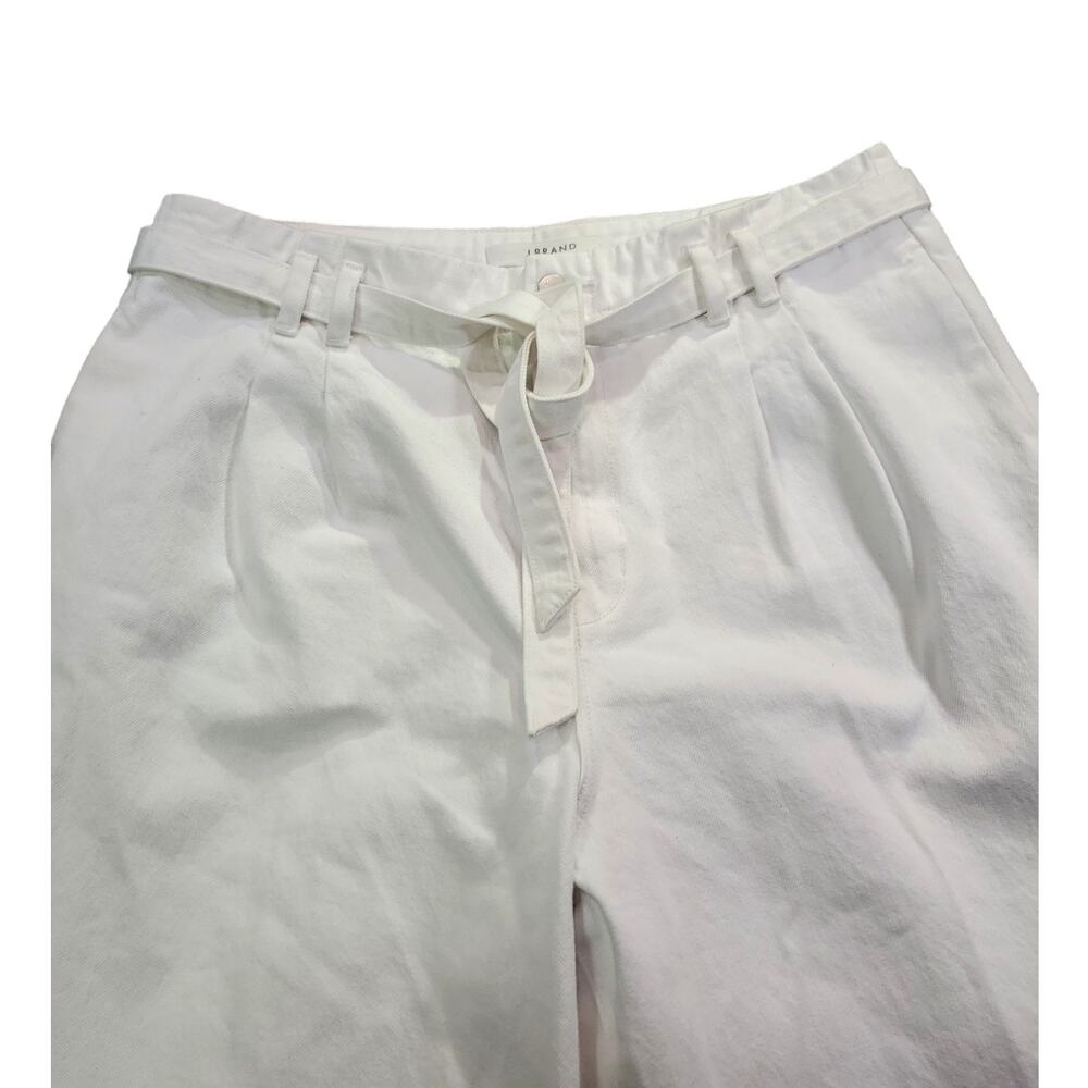 J Brand | White Louisa High Rise Tie Waist jeans | Size 32 - Picture 5 of 9